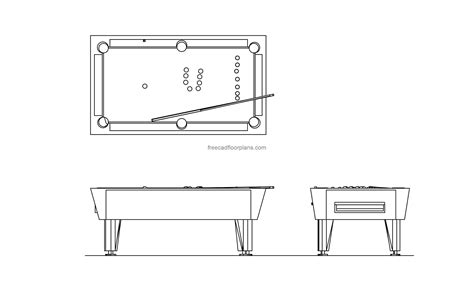 board game cad block|Pool Table DWG in AutoCad [Drawing 2024 ] .